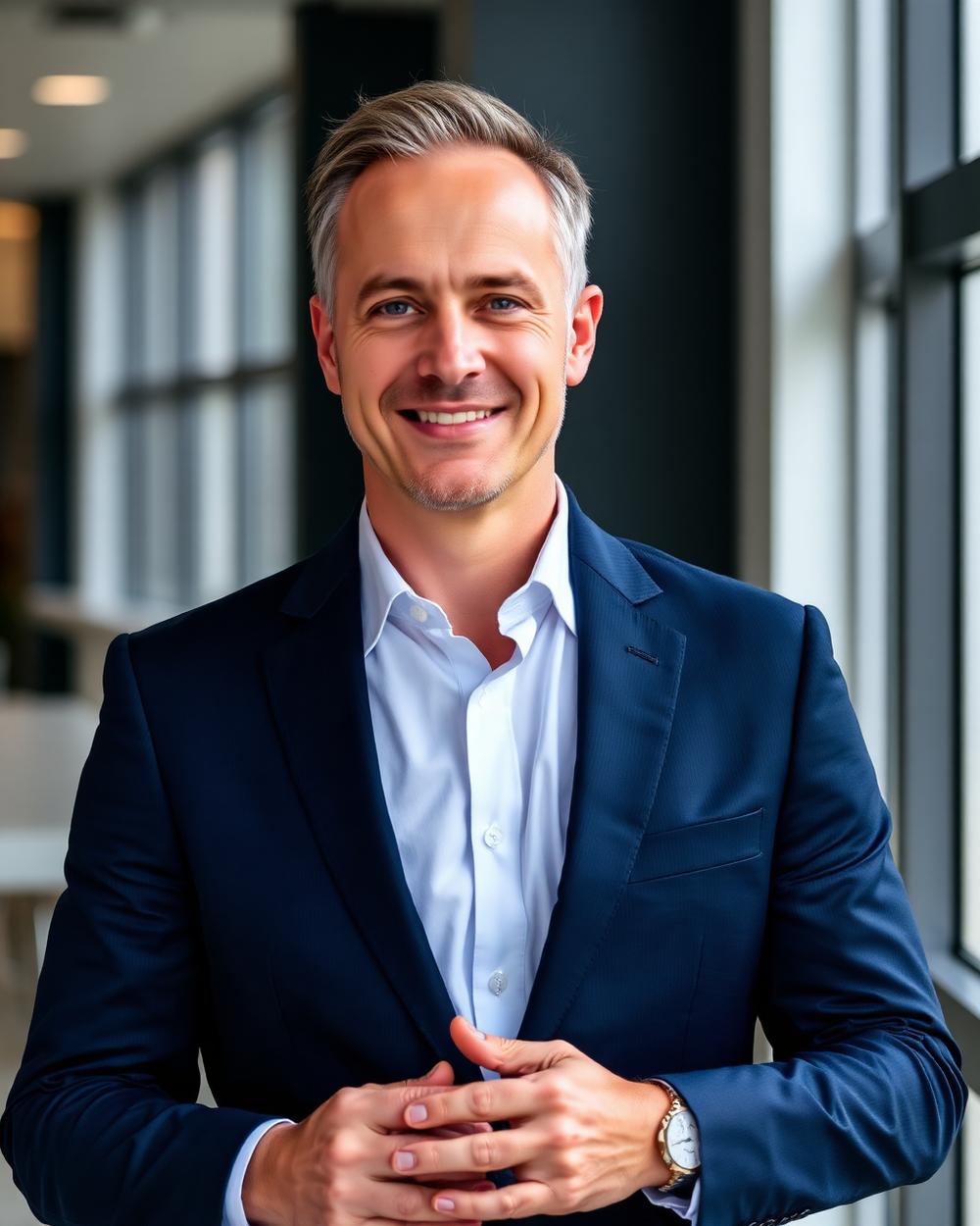 Fondateur de BYREX Consulting dans les bureaux du cabinet